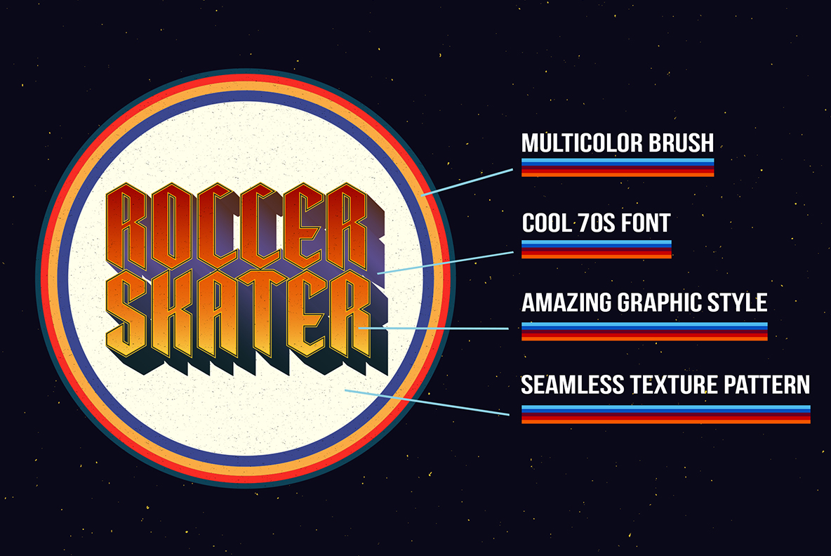 Unleash Vintage Chic with ‘Back to the Seventies’ Graphic Styles