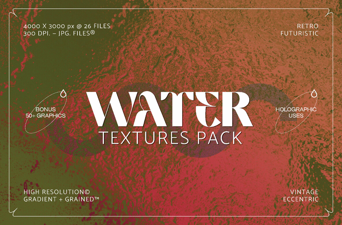 Unleash Your Creativity with High-Resolution Grained Water Textures - Image 1