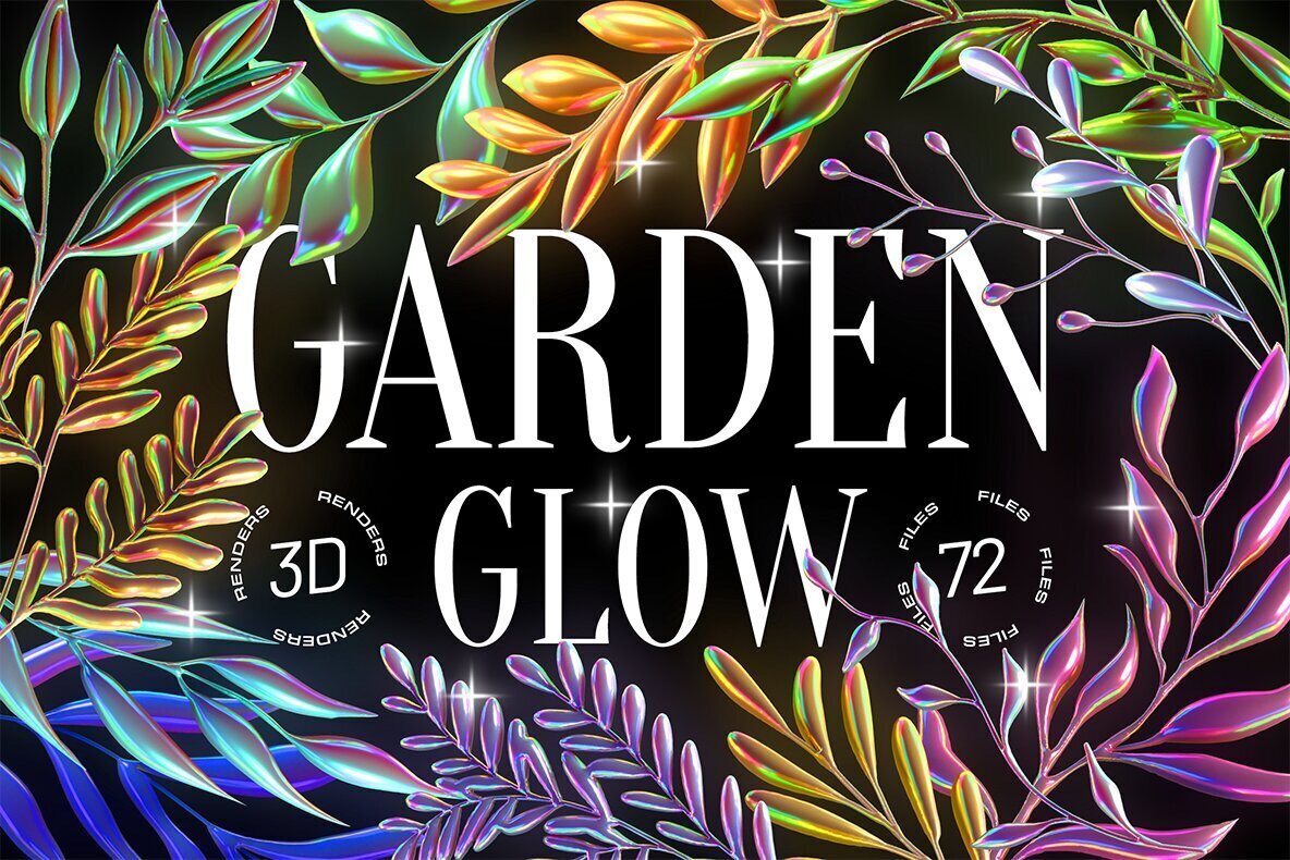 Boost Your Design Game with 3D Nature Illustrations - Image 1