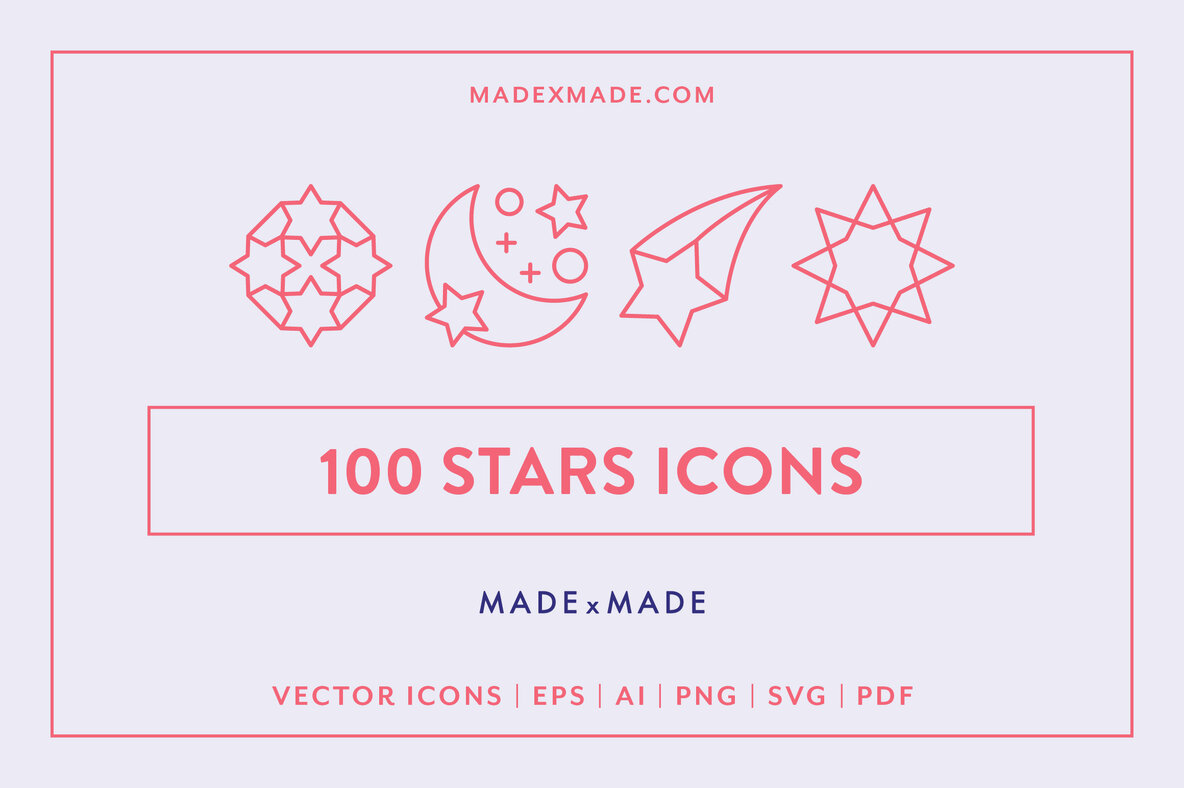 Unlock the Universe: Enhancing Designs with the Stars Icons Set - Image 1