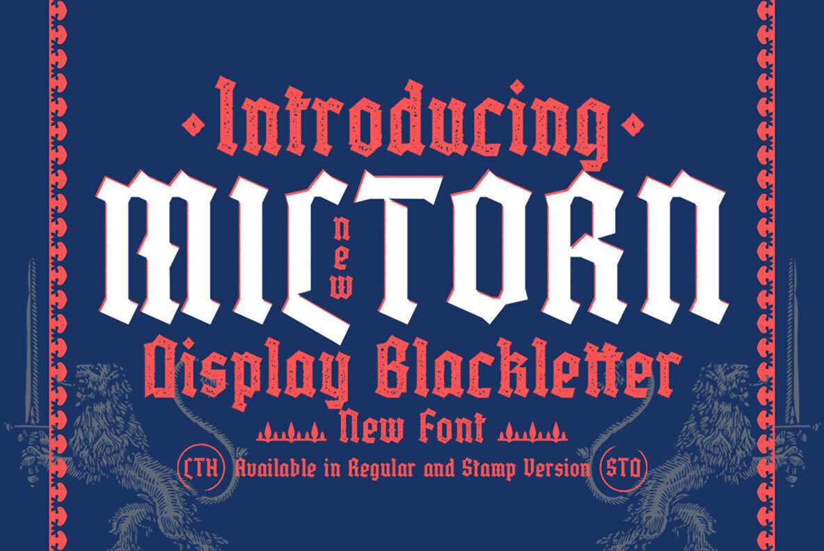 Miltorn: A Typographical Adventure into Elegance and Drama - Image 1