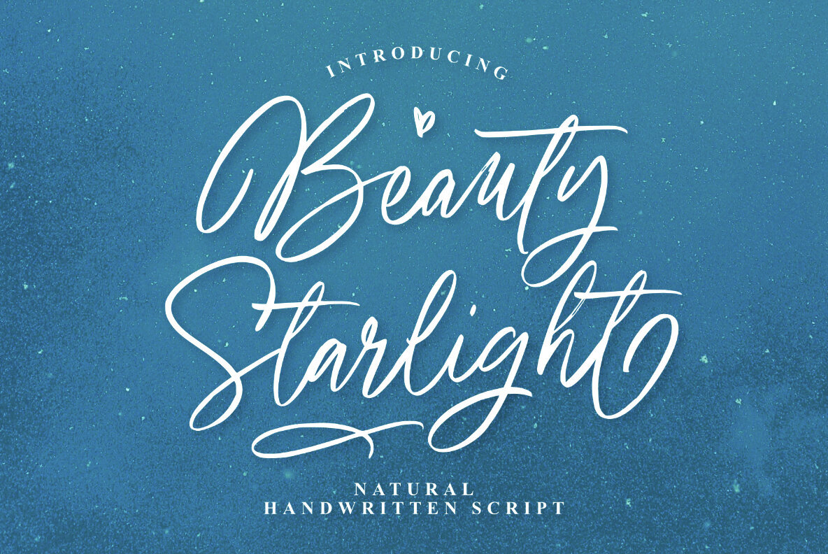 Starry Charm and Sophistication: The Beauty Starlight Font - Image 1