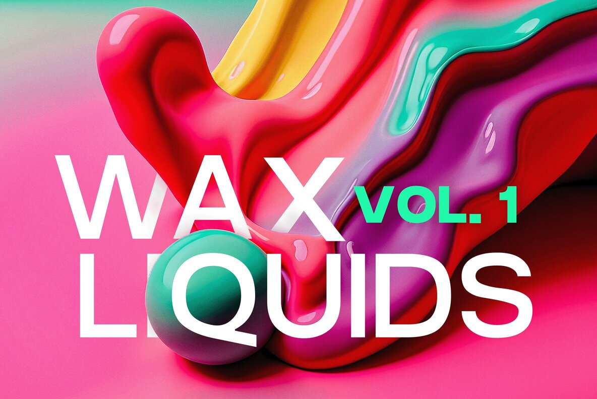 Unlock Your Design Potential with Wax Liquids: A Unique Stock Graphics Collection - Image 1