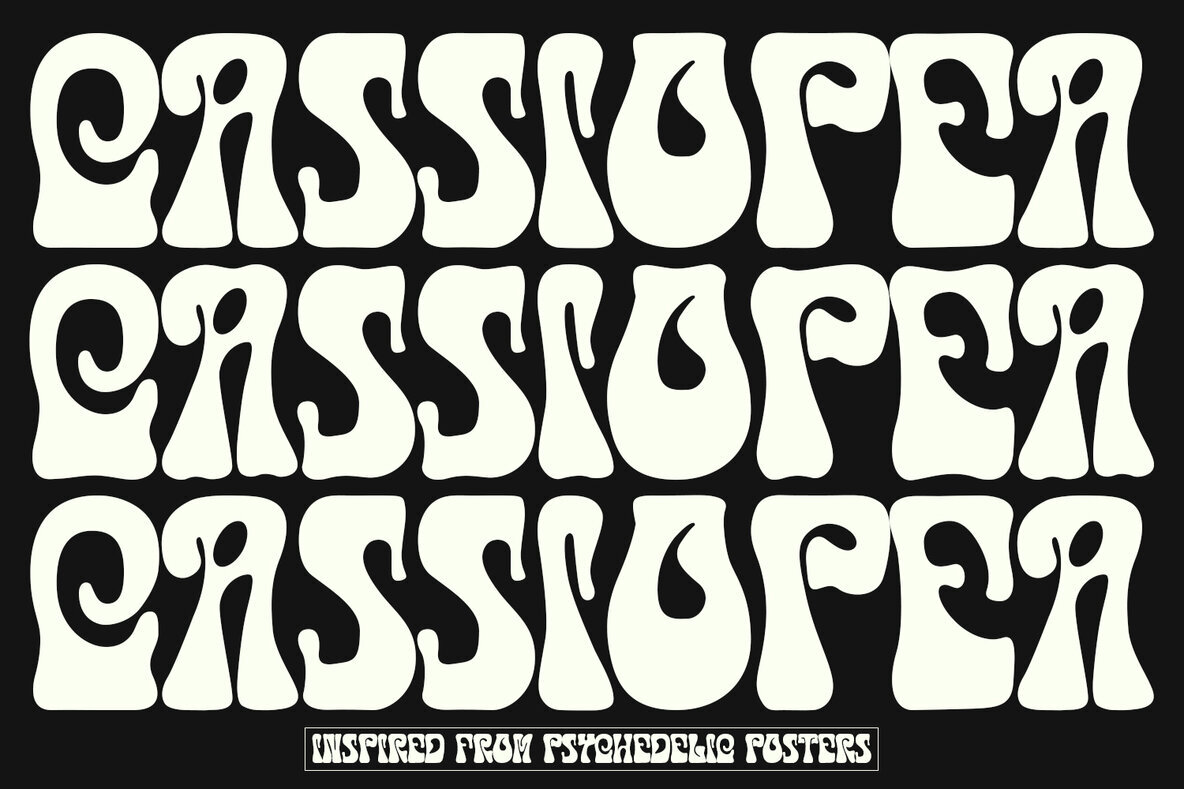 Dancing with Letters: Discover Cassiopea, the Psychedelic Typeface of the ’60s - Image 1