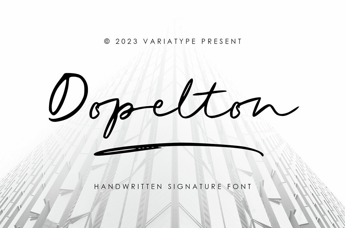 Immerse in the Allure of Dopelton: The Font Beyond Ordinary - Image 1