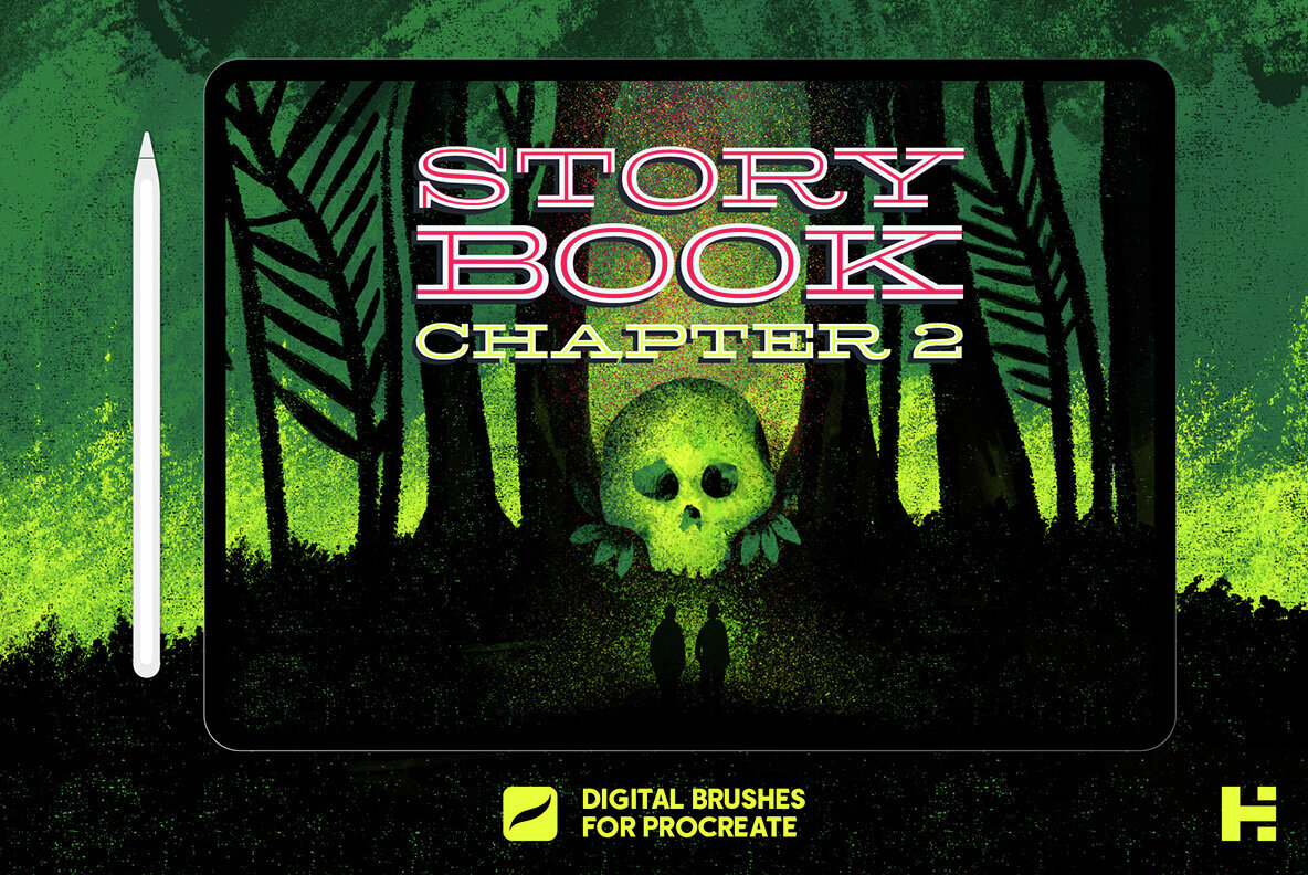 Download Storybook Chapter 2 Procreate Brushes Graphics - Image 1