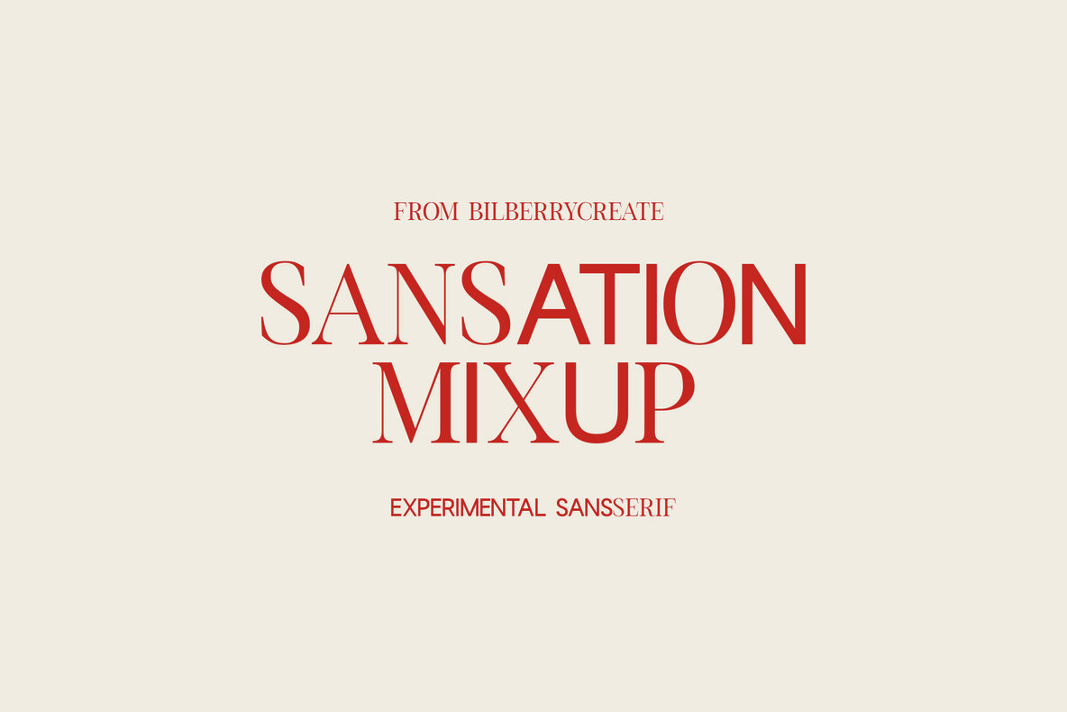 Sansation Mixup Font - Image 1