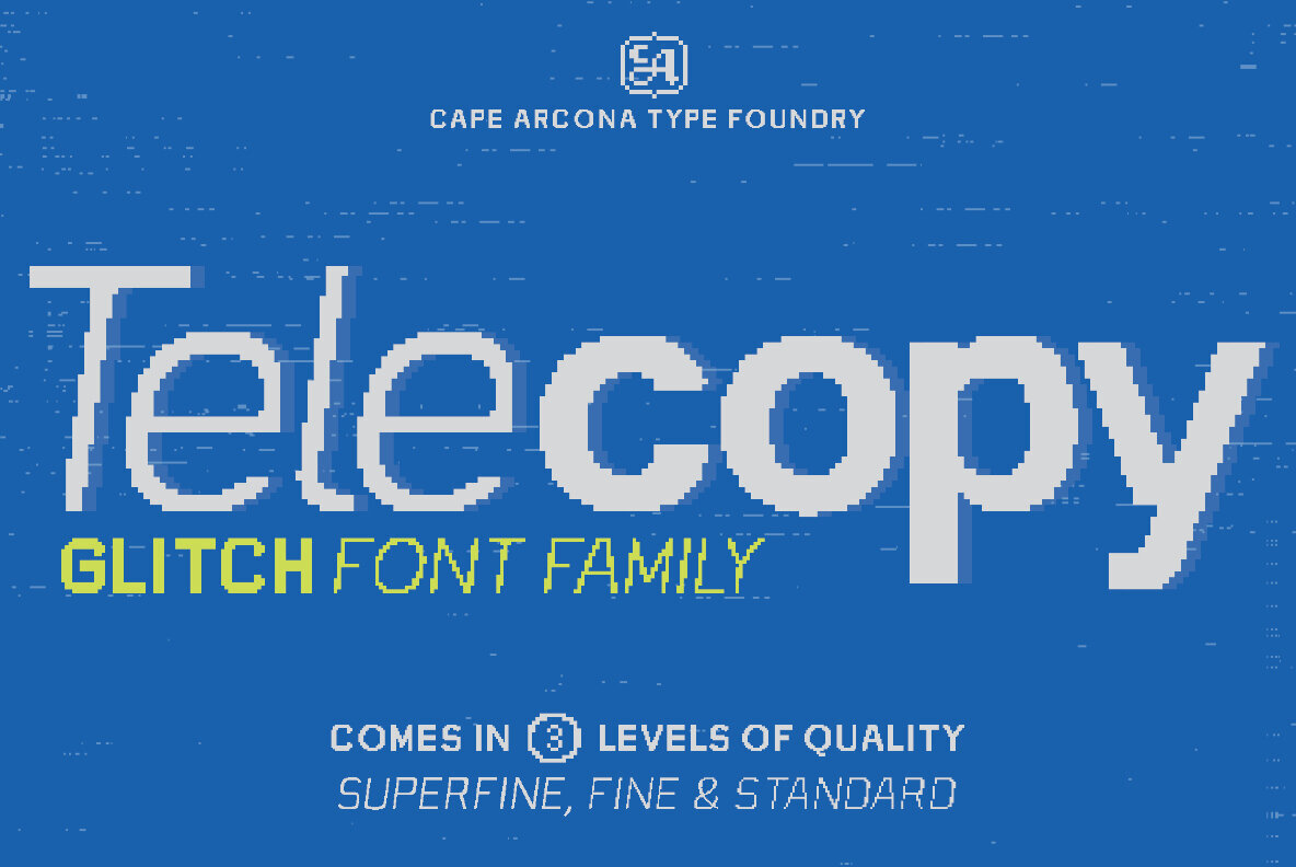 CA Telecopy Font - Image 1
