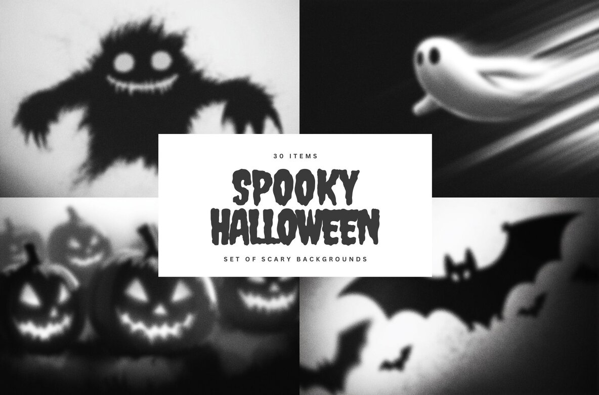 Download 30 Spooky Halloween Backgrounds Graphics - Image 1
