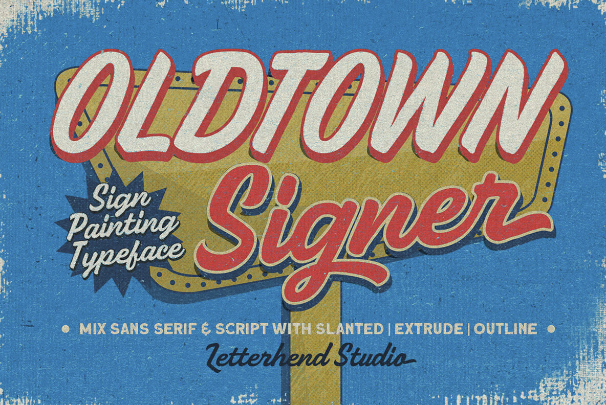 Oldtown Signer Font - Image 1