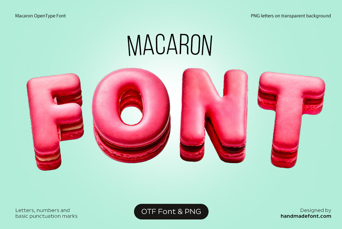 Macaron SVG Font