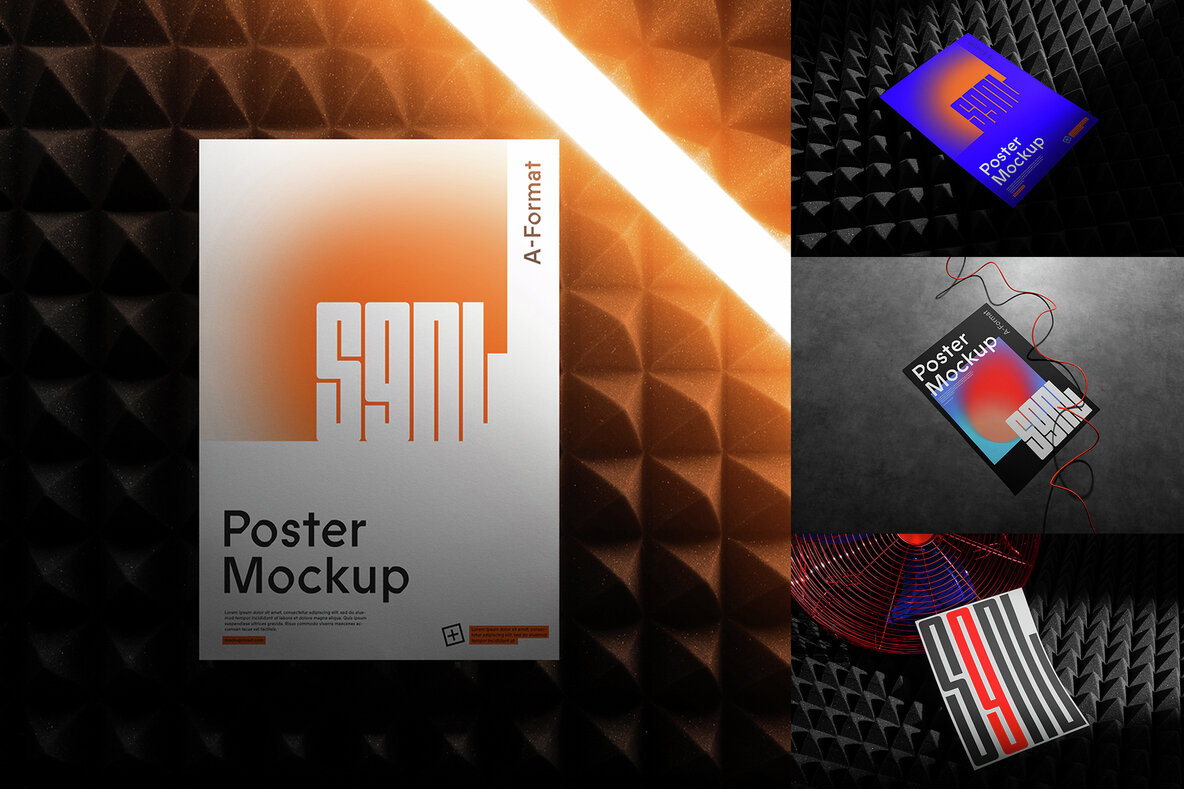 Download Poster Mockups – SGNL Series Graphics