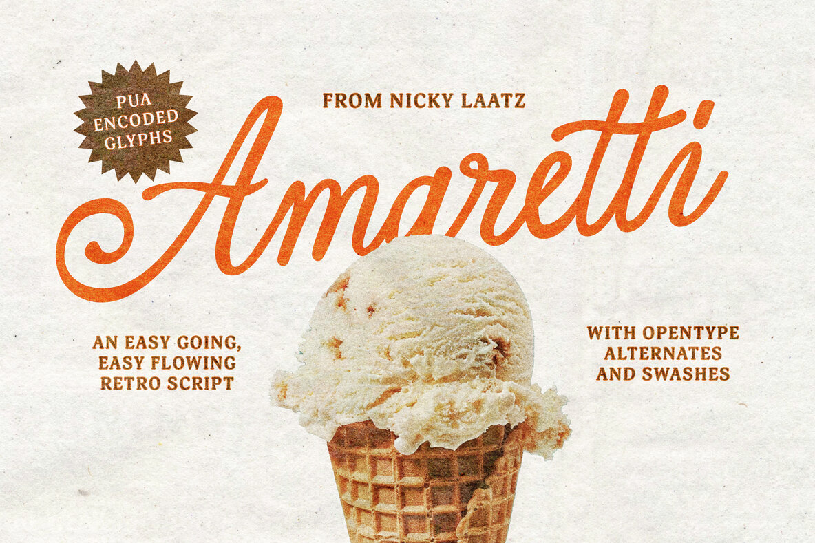 Amaretti Script Font - Image 1