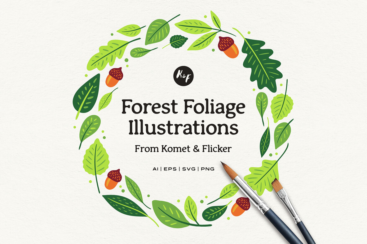 Download Forest Foliage Illustrations Graphics