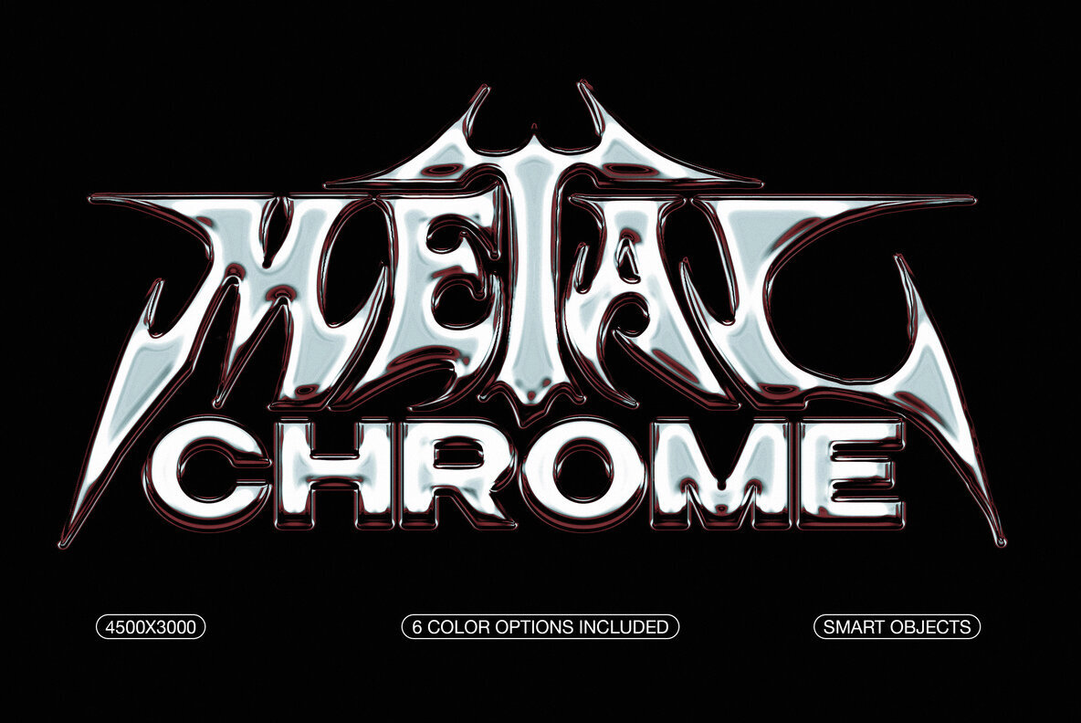 Download Metal Chrome Text and Logo Effect Graphics