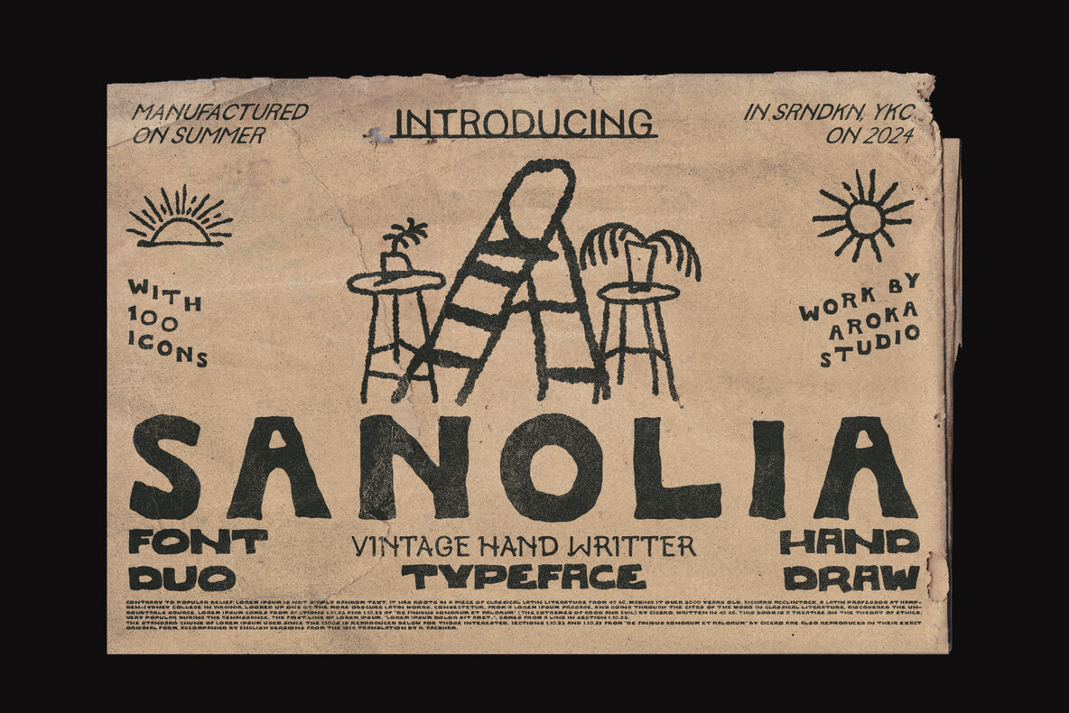 SANOLIA Font