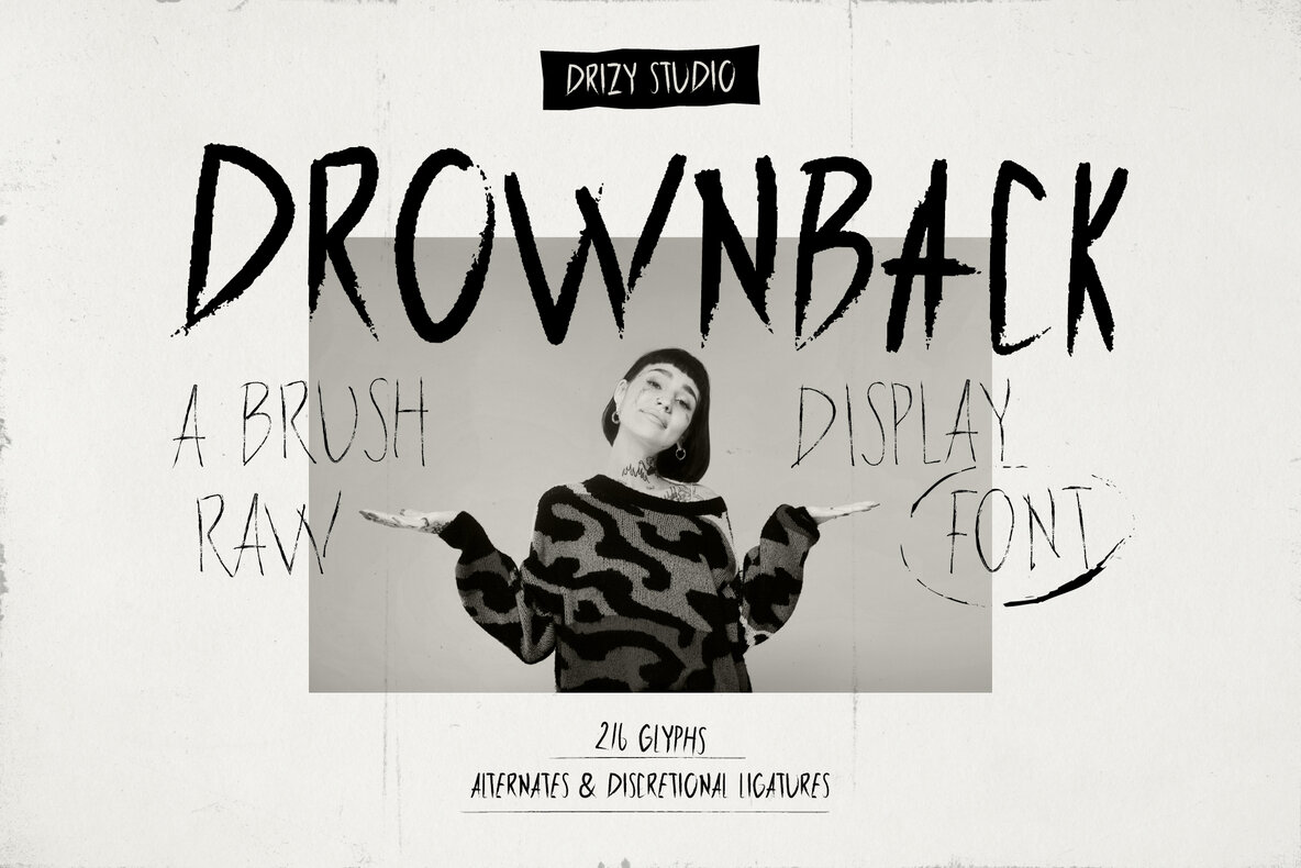 Drownback Font