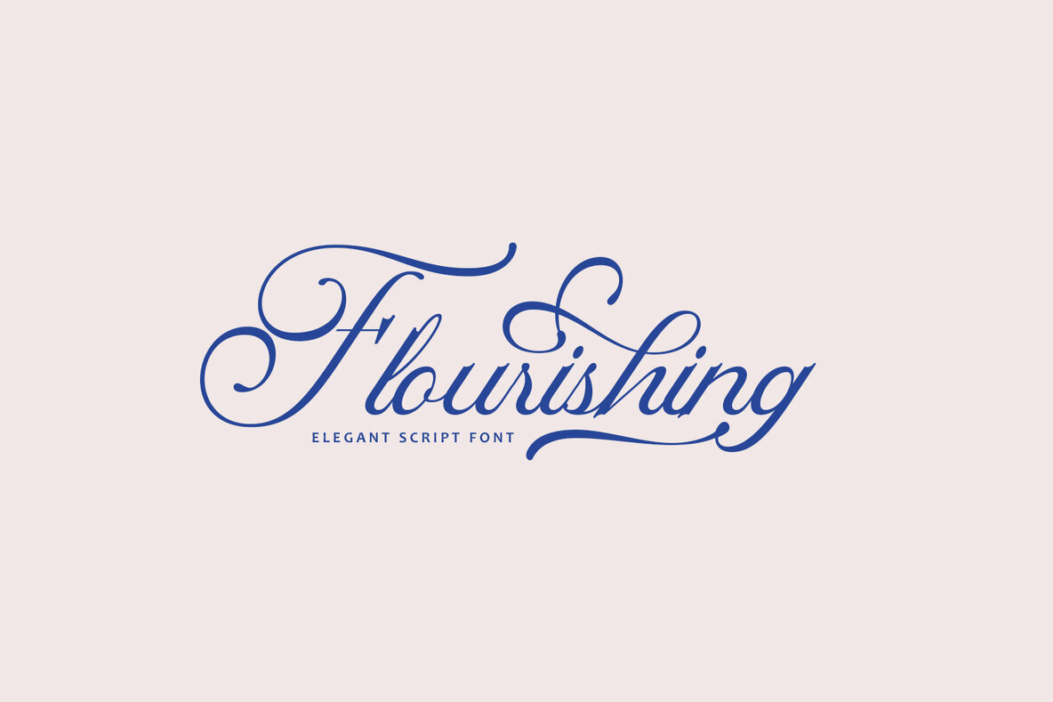 Flourishing Font