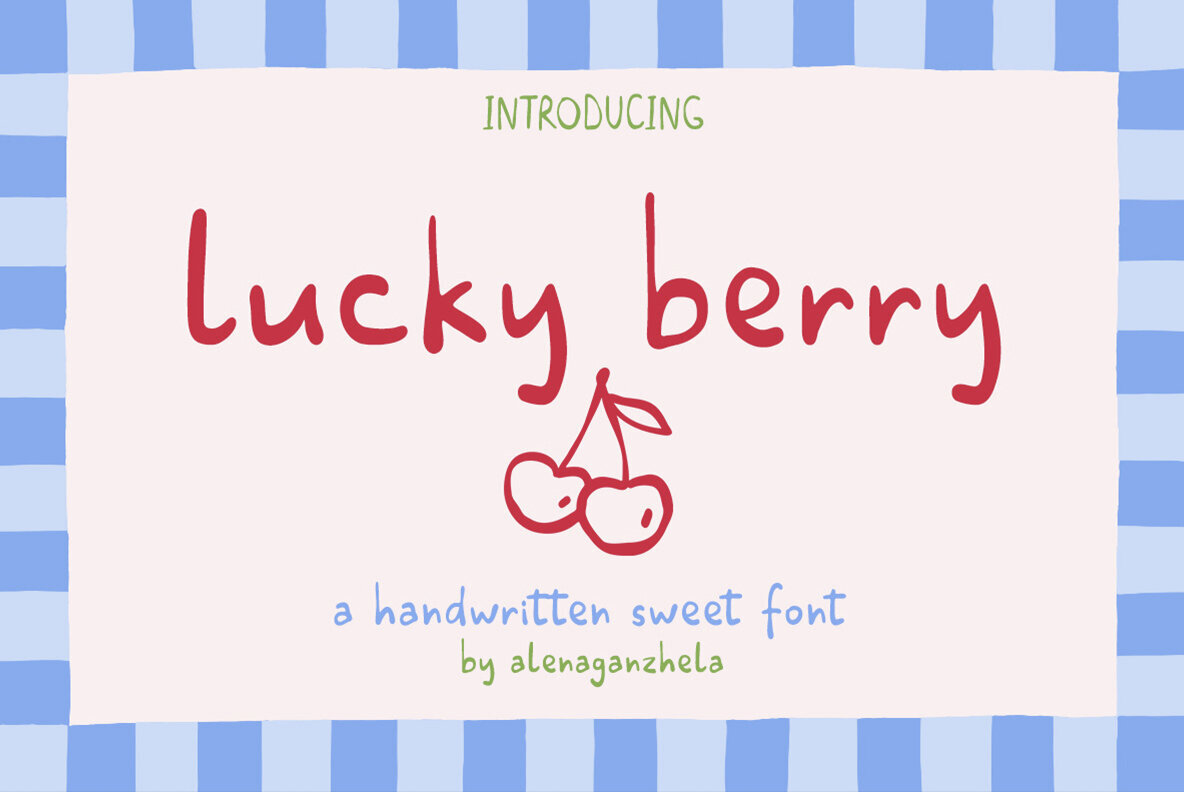Lucky Berry Font