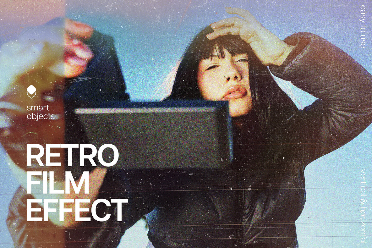 Download Retro Film Photo Effect Graphics