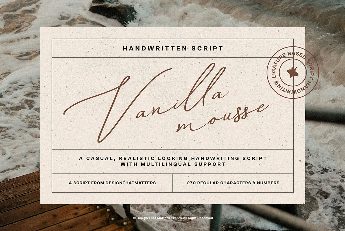 Vanilla Mousse Font