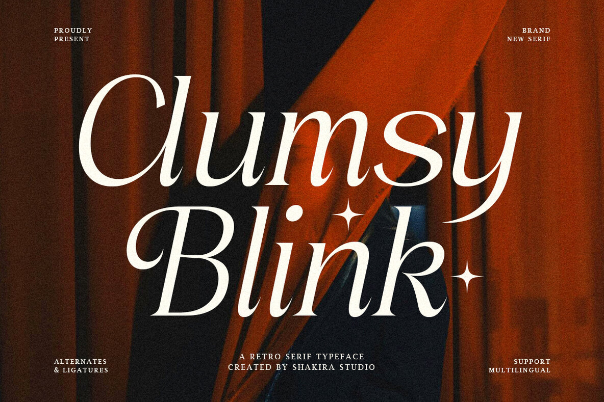 Clumsy Blink Font