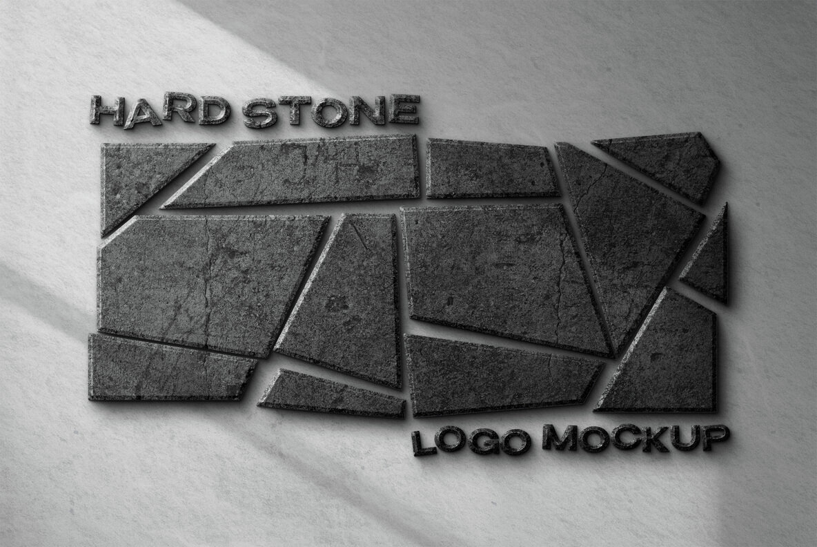 Download Stone Logo Mockup Graphics