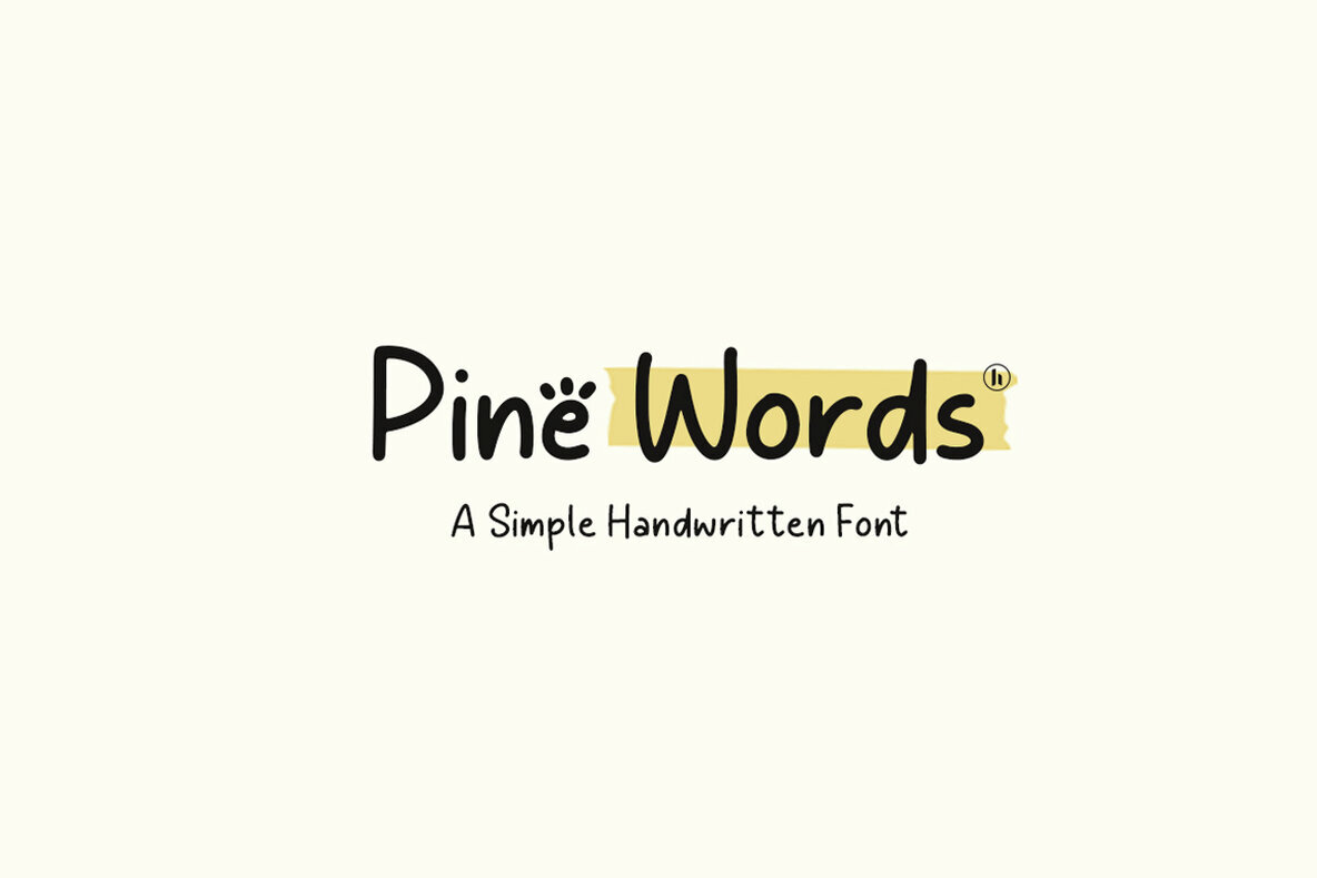 Pine Words Font
