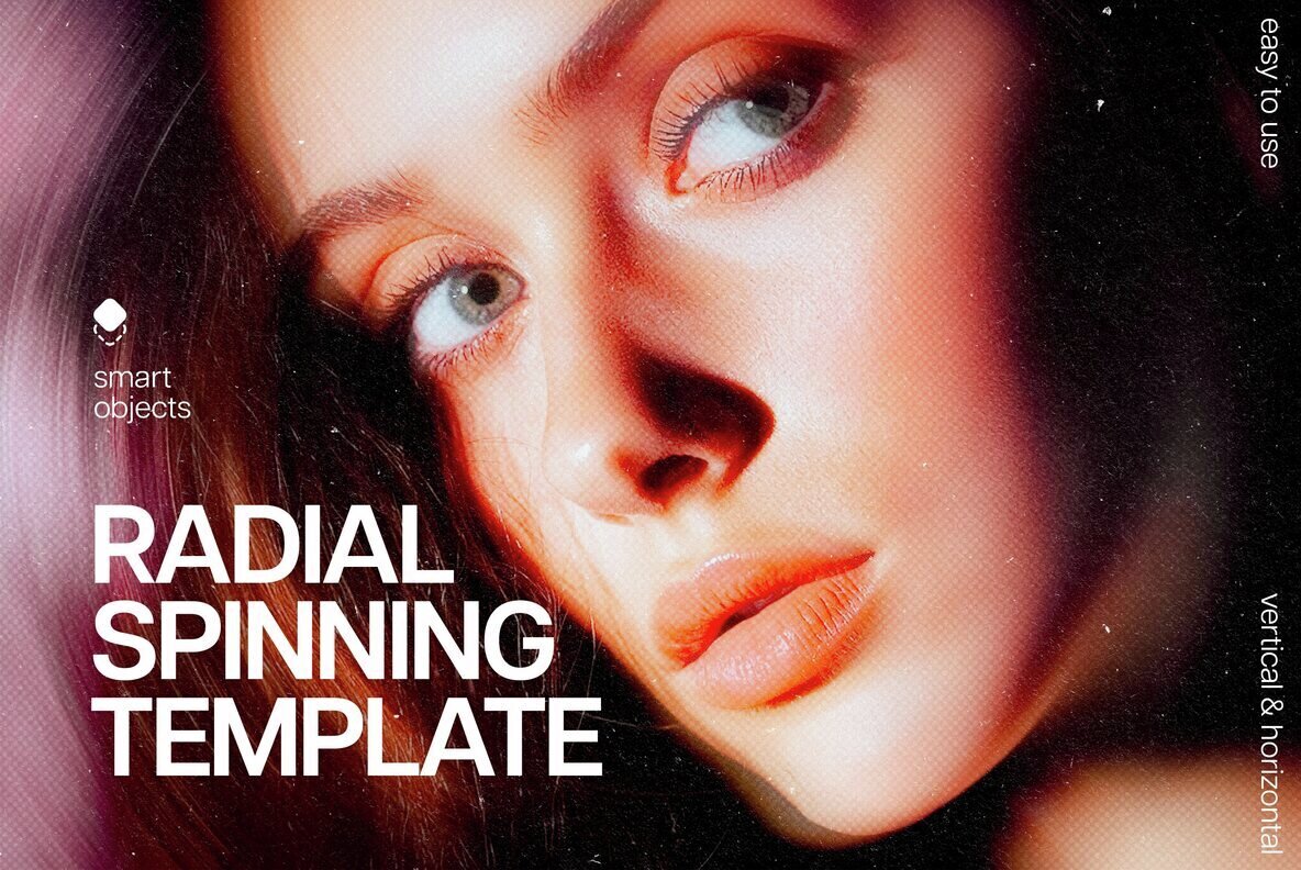 Download Radial Spinning Photo Template Graphics