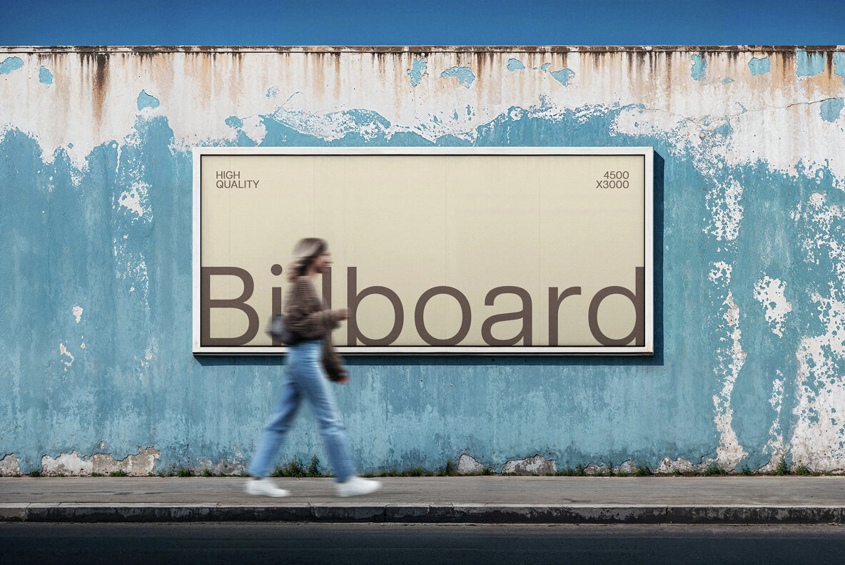 Download Mural Outdoor Billboard Mockup Graphics