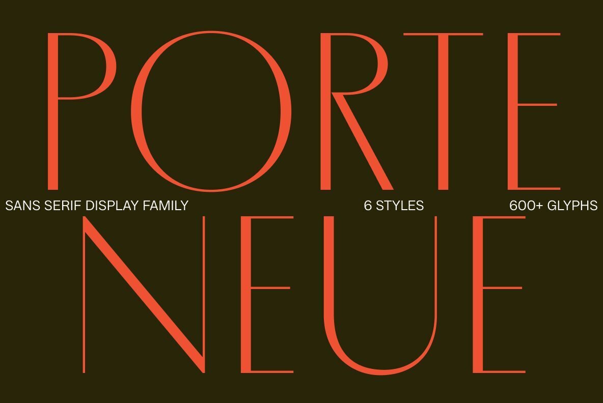 Porte Neue Font - Image 1