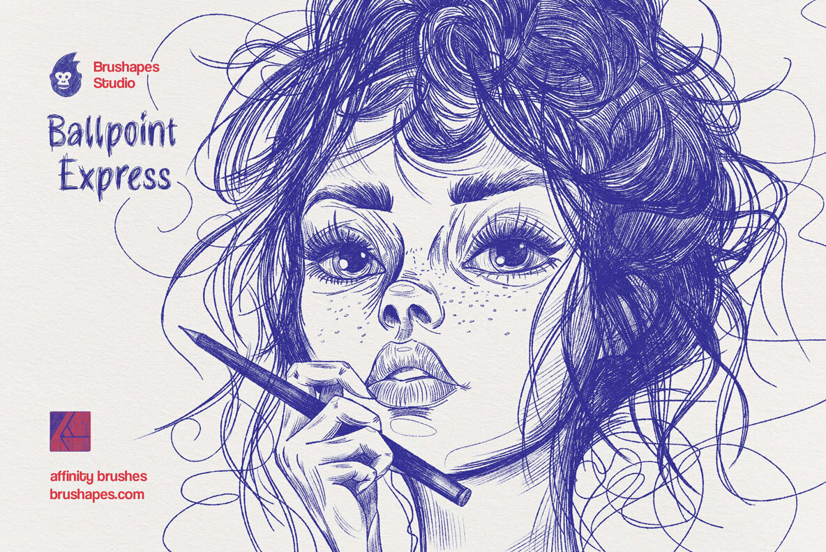 Download Affinity Ballpoint Pen Brushes Graphics
