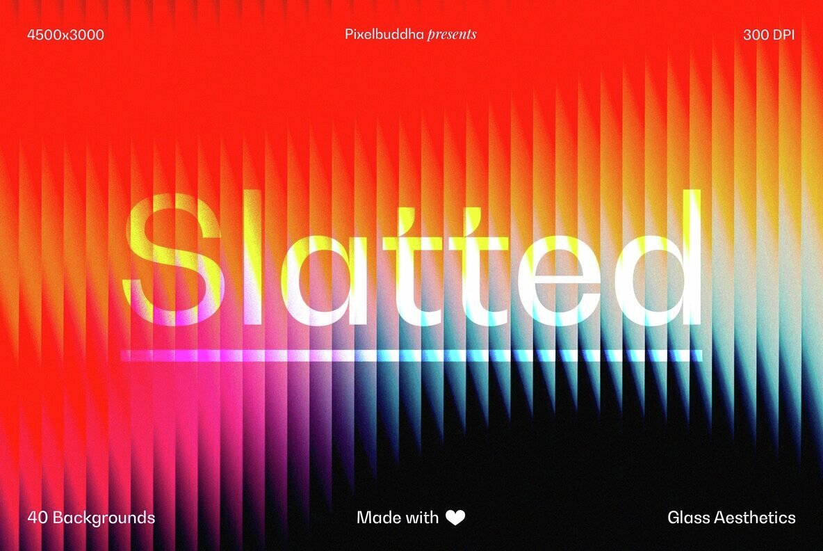 Download Slatted Glass Backgrounds Collection Graphics