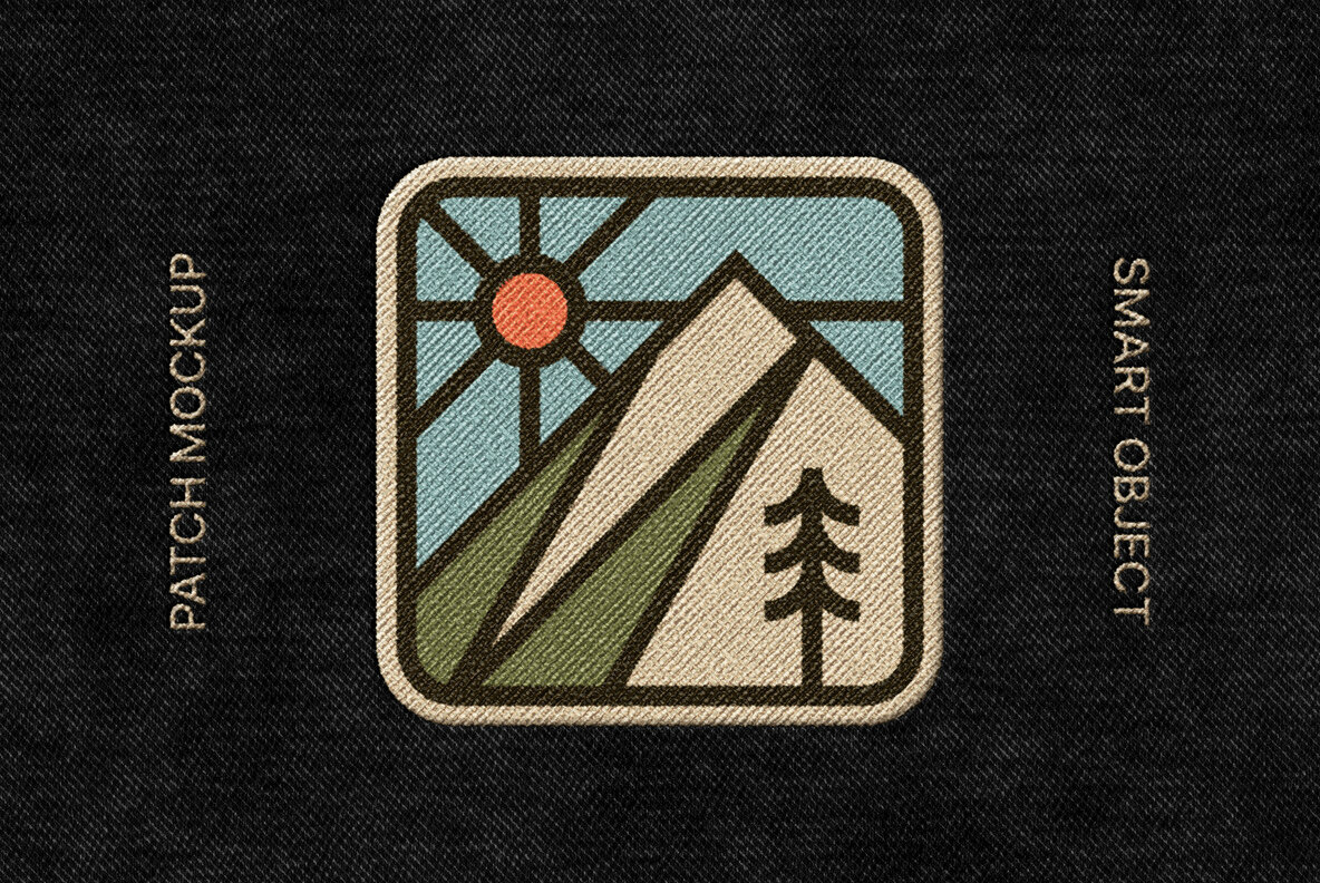 Download Patch Embroidery Logo Mockup Graphics