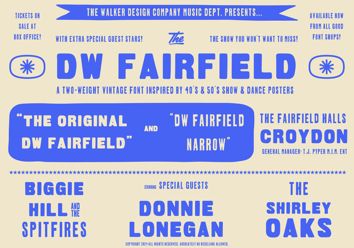 DW Fairfield Font