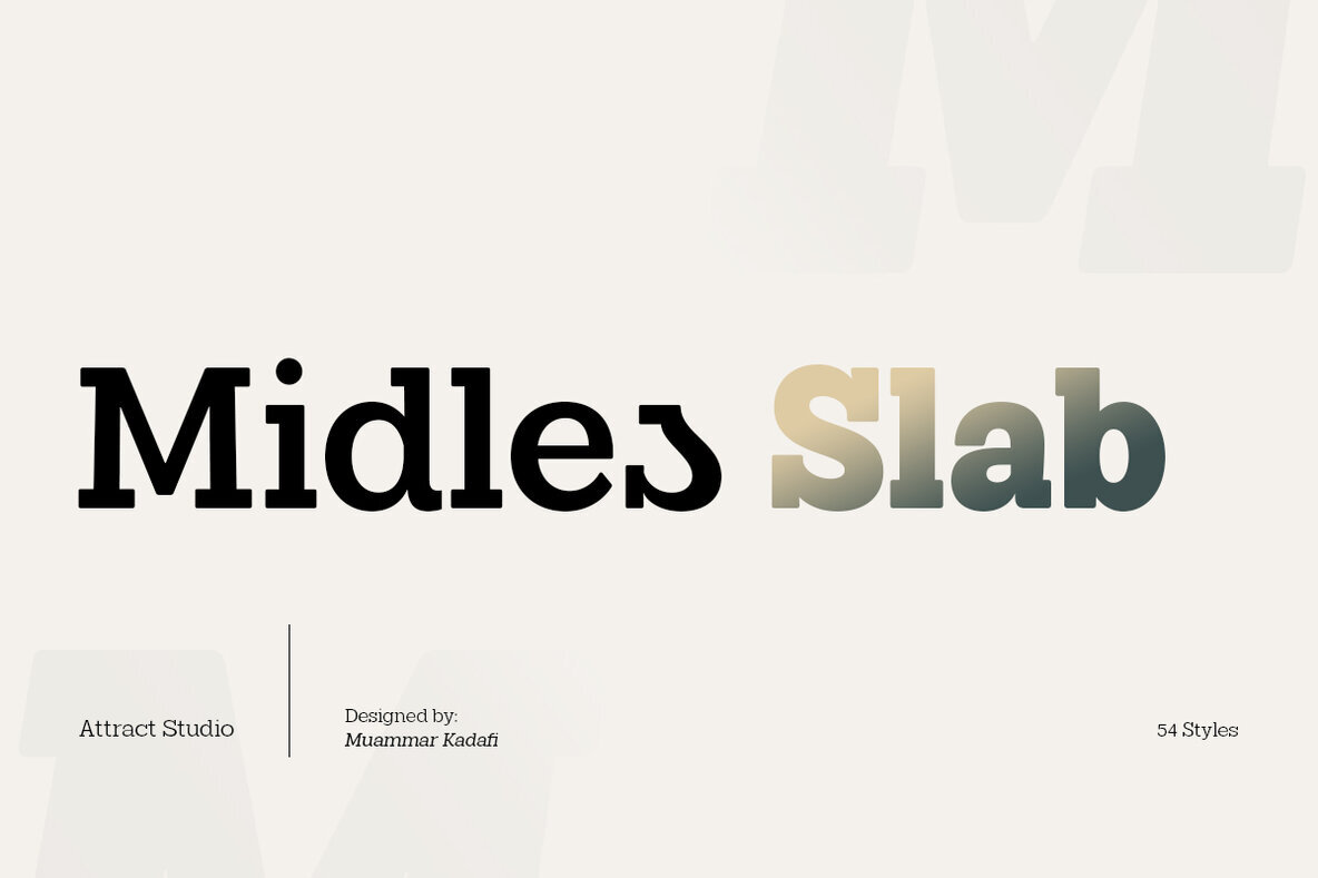 Midles Slab Font