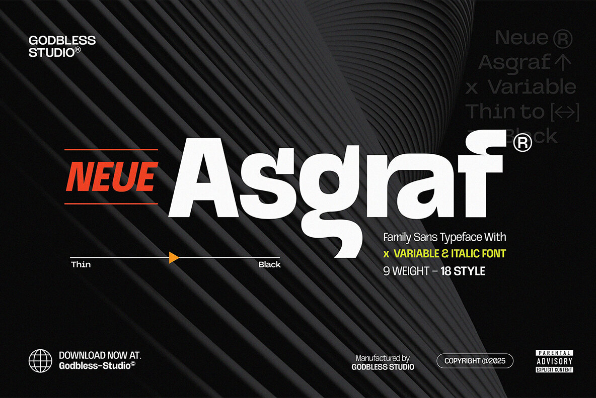 Neue Asgraf Font - Image 1