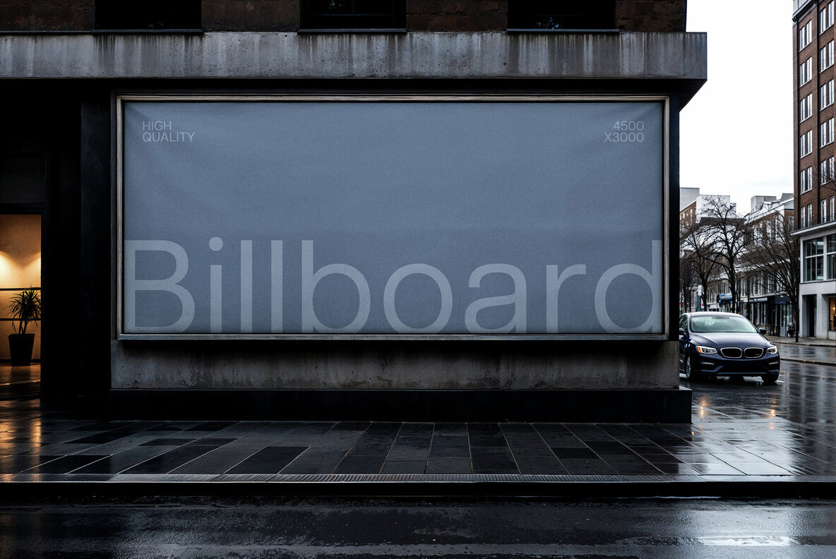 Download Urban Billboard Mockup Graphics - Image 1