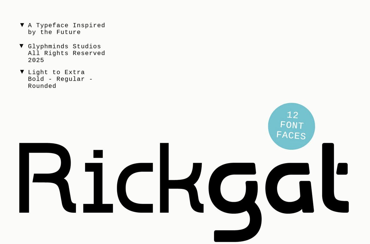 Rickgat Font - Image 1