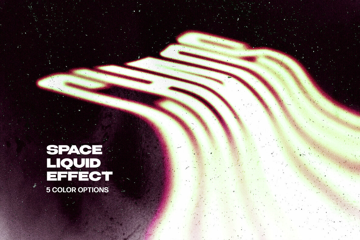 Download Space Liquid Text Effect Graphics - Image 1