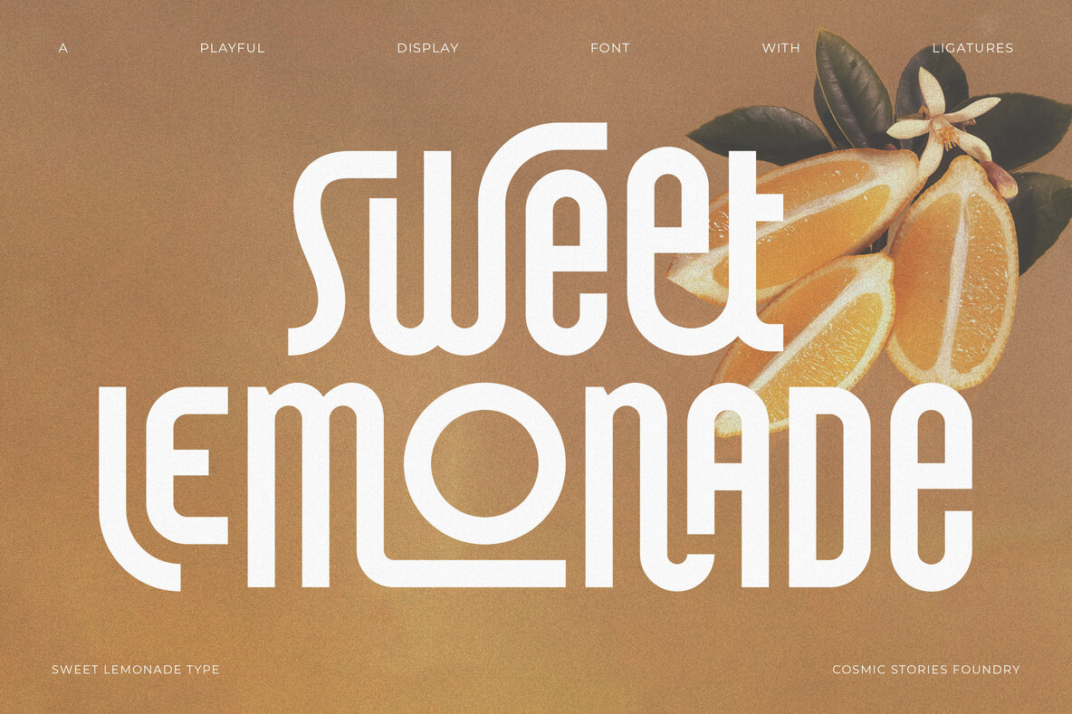 Sweet Lemonade Font - Image 1