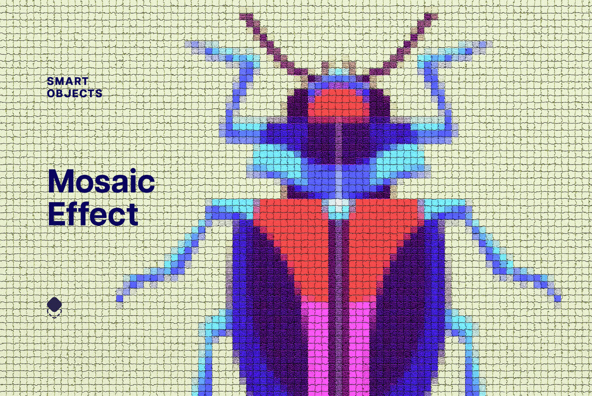 Download Color Mosaic Template Effect Graphics - Image 1