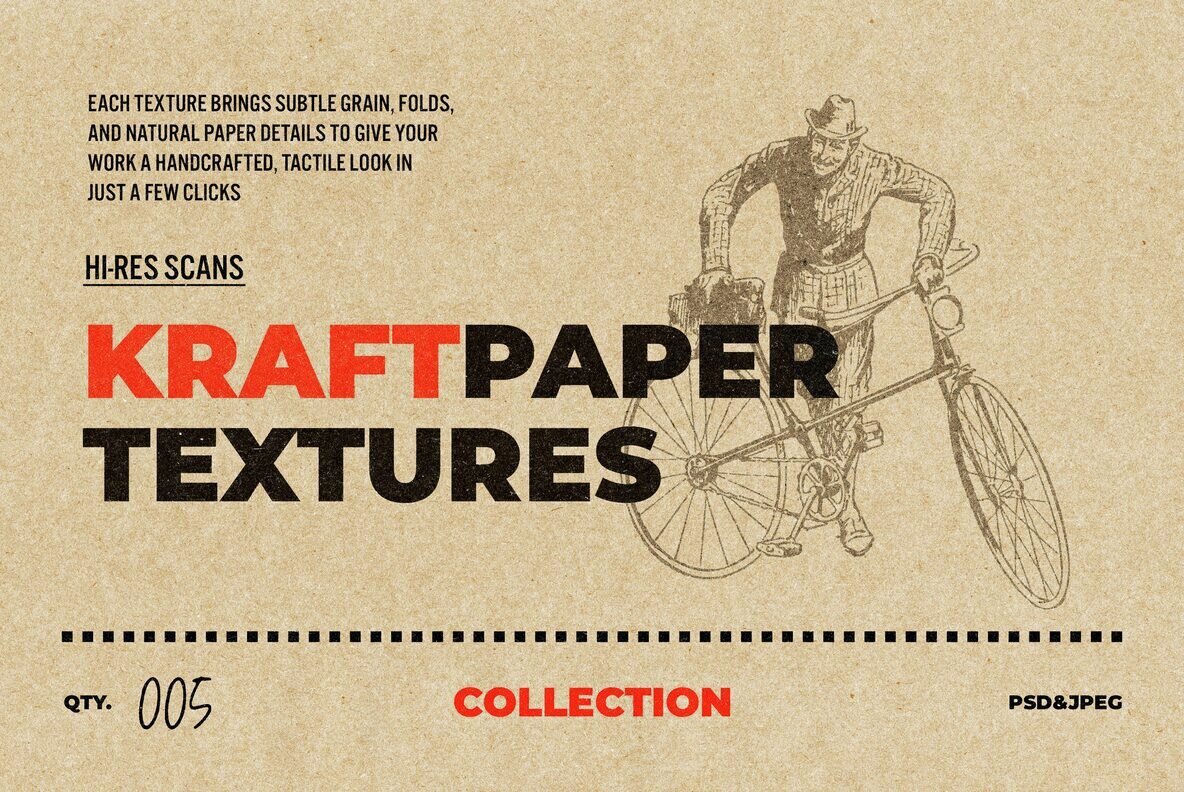 Download Kraft Paper Textures Collection Graphics - Image 1
