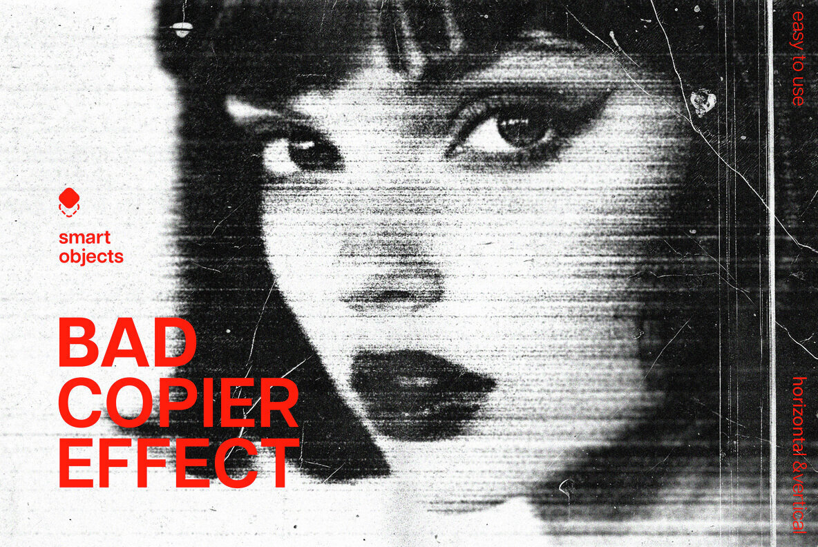 Download Smudged Bad Copier Photo Effect Graphics - Image 1