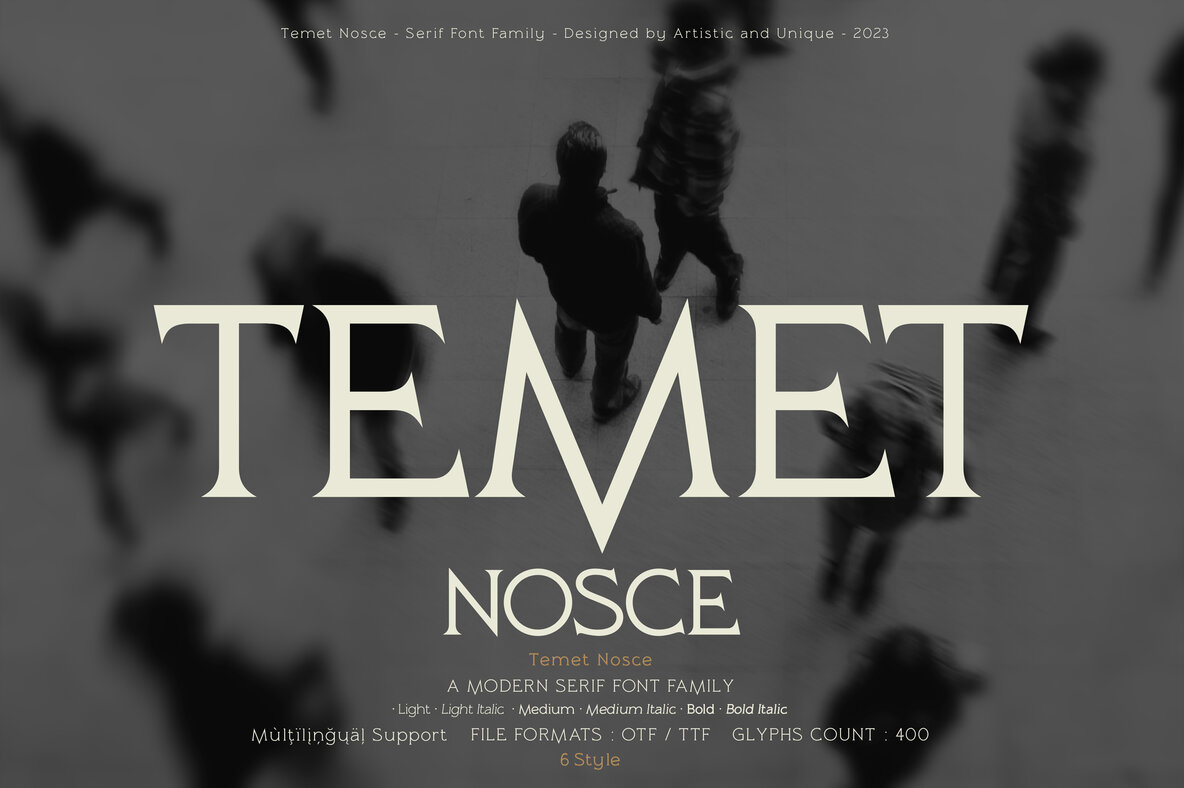 Temet Nosce Font