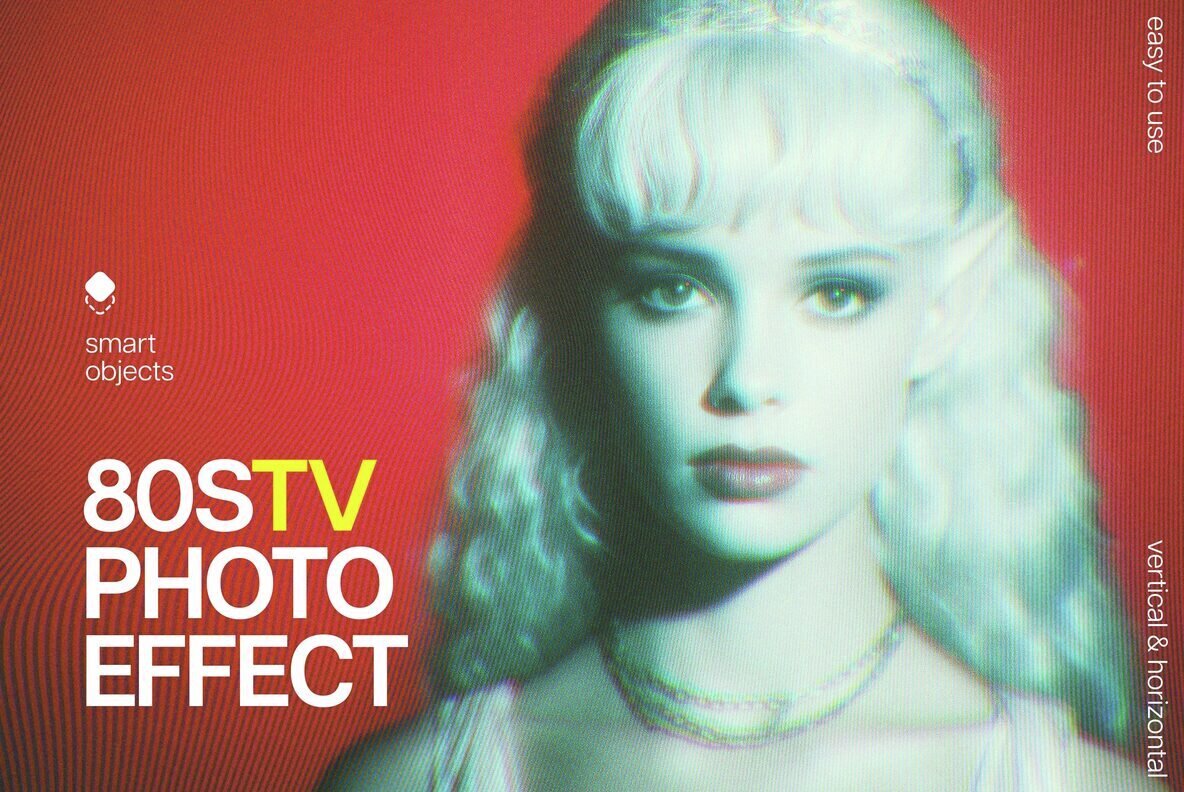 Download 80s Tv Photo Template Graphics