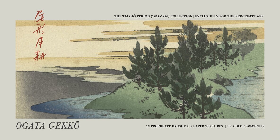 Download Ogata Gekko Procreate Kit Graphics
