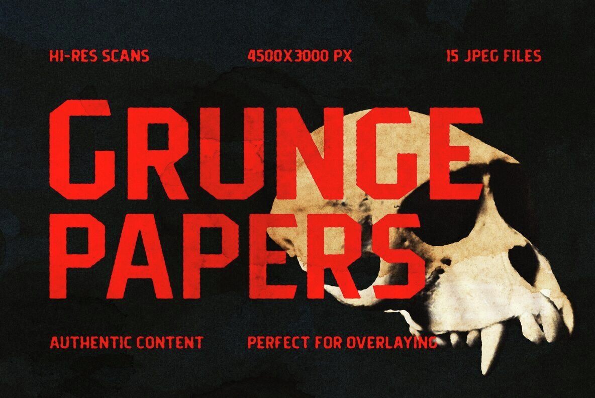 Download Grunge Paper Textures Collection Graphics