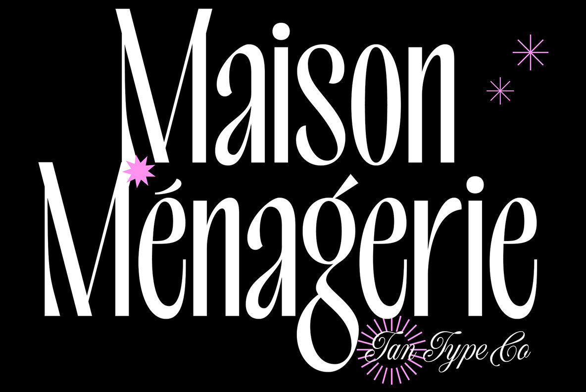 TAN MENAGERIE Font - Image 1