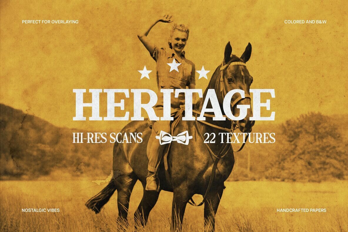 Download Heritage Authentic Textures Collection Graphics - Image 1
